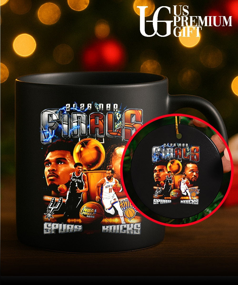 2026 NBA Finals Victor Wembanyama Spurs and Jalen Brunson Knicks basketball shirt