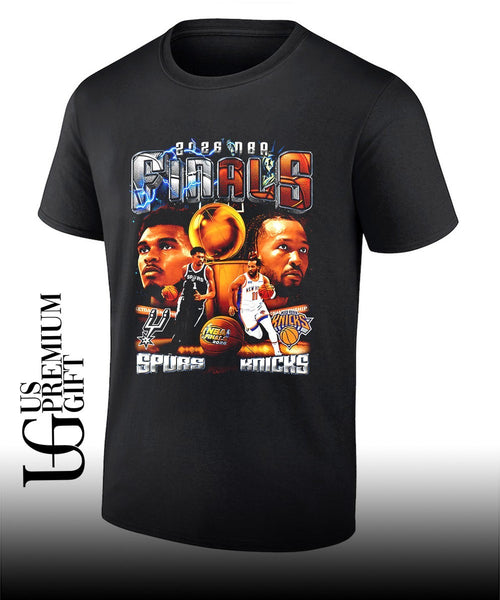 2026 NBA Finals Victor Wembanyama Spurs and Jalen Brunson Knicks basketball shirt