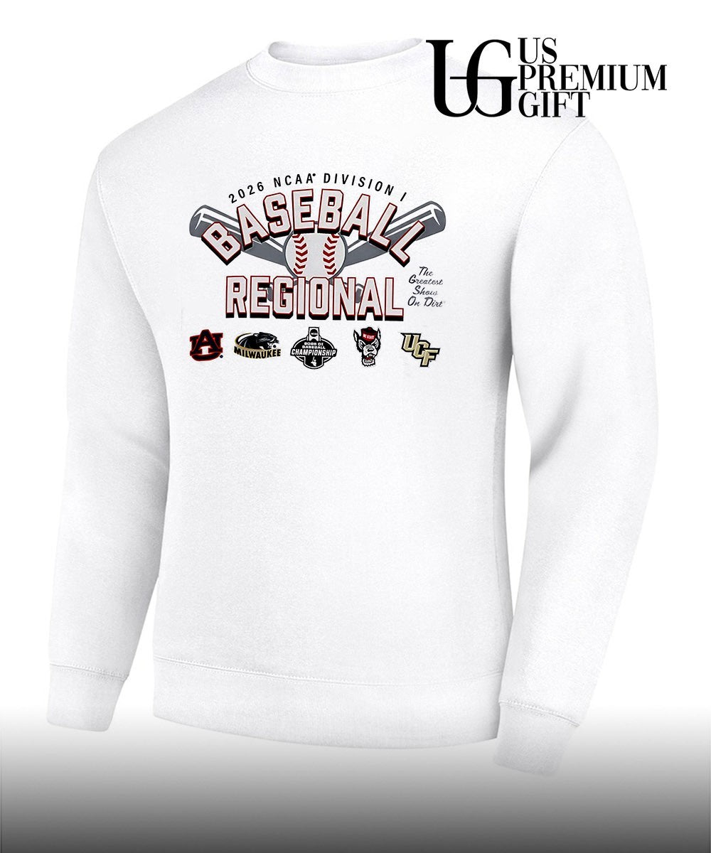 2026 NCAA Division I Baseball Regional Auburn Milwaukee NC State and UCF logo shirt