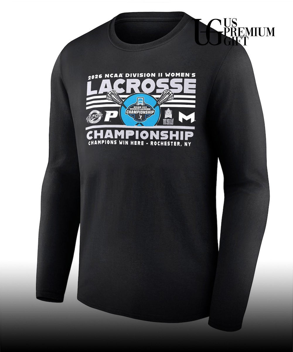 2026 NCAA Division II Women’s Lacrosse Championship shirt
