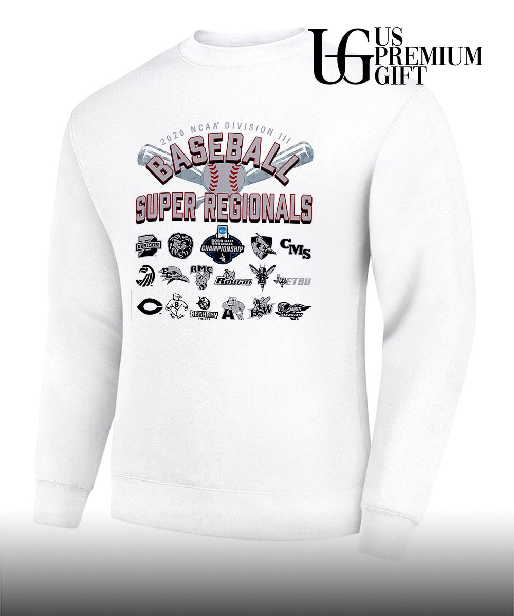 2026 NCAA Division III Baseball Super Regionals logo shirt