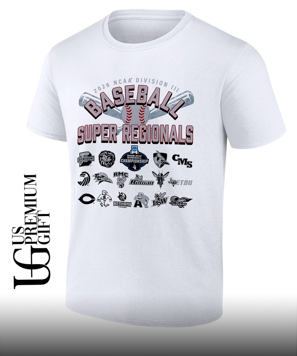 2026 NCAA Division III Baseball Super Regionals logo shirt