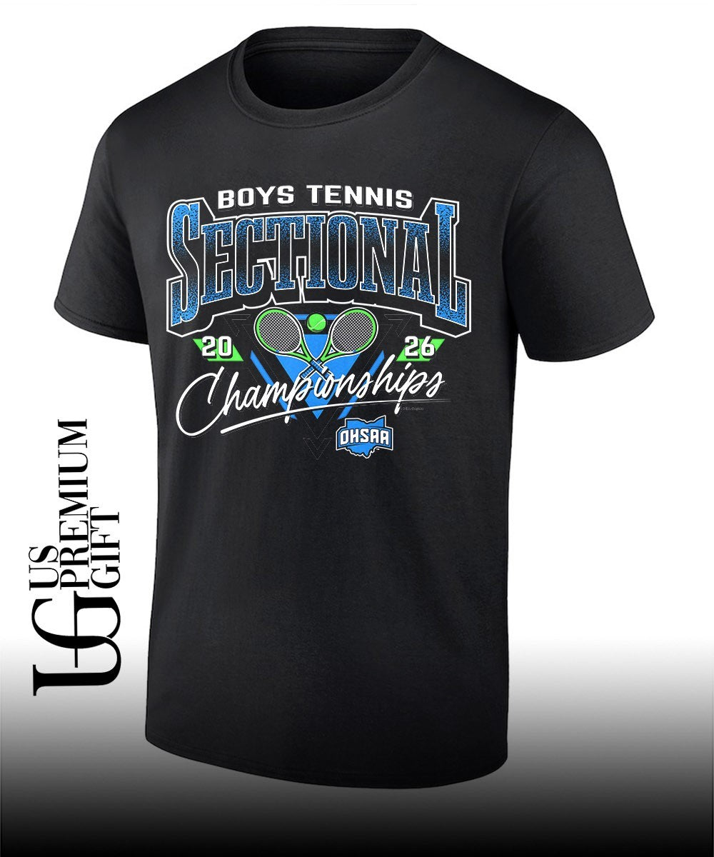 2026 OHSAA Boys Tennis Sectionals shirt