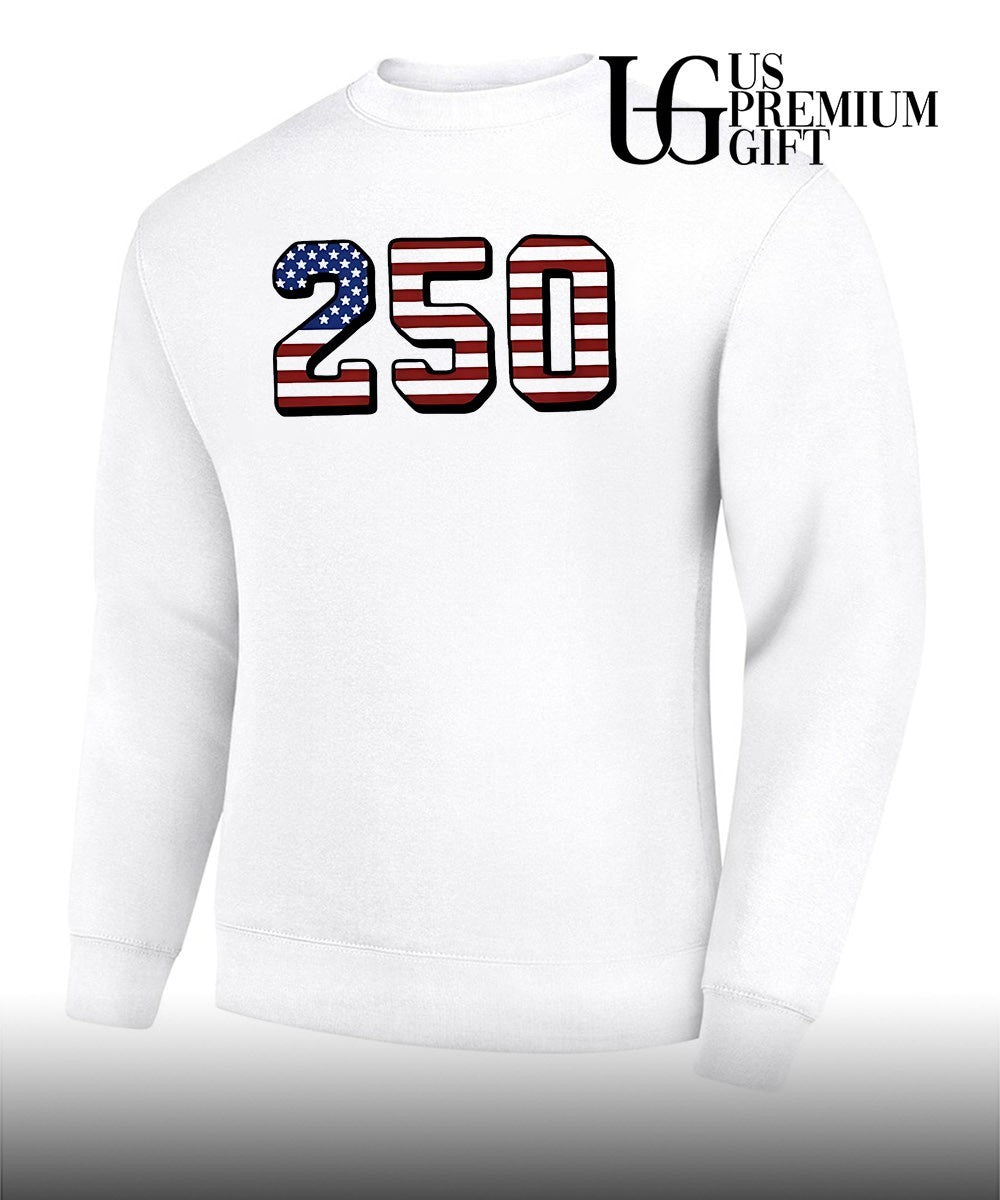 250 USA American flag Stars and Stripes shirt