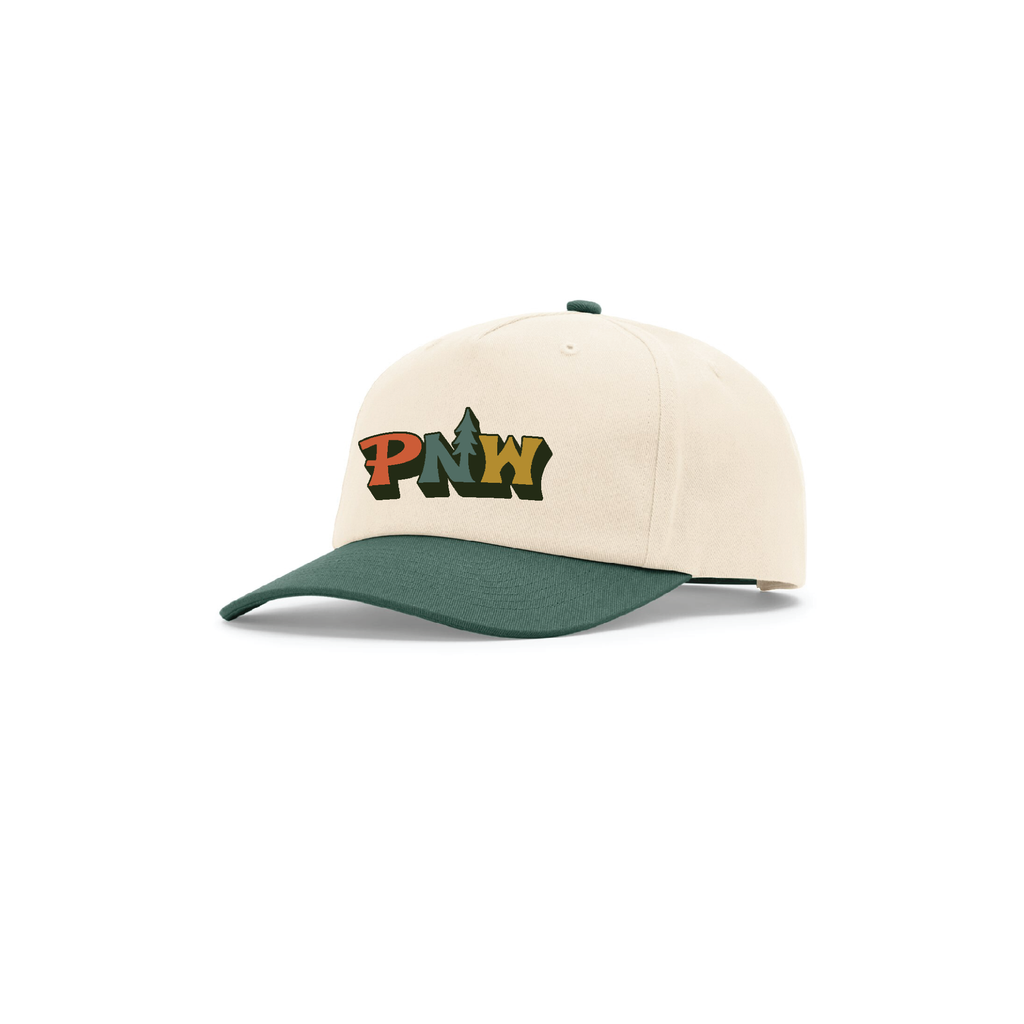 Parks 2-Tone Hat Cream/Dark Green