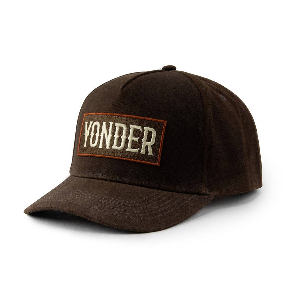 Brown Waxed Snapback