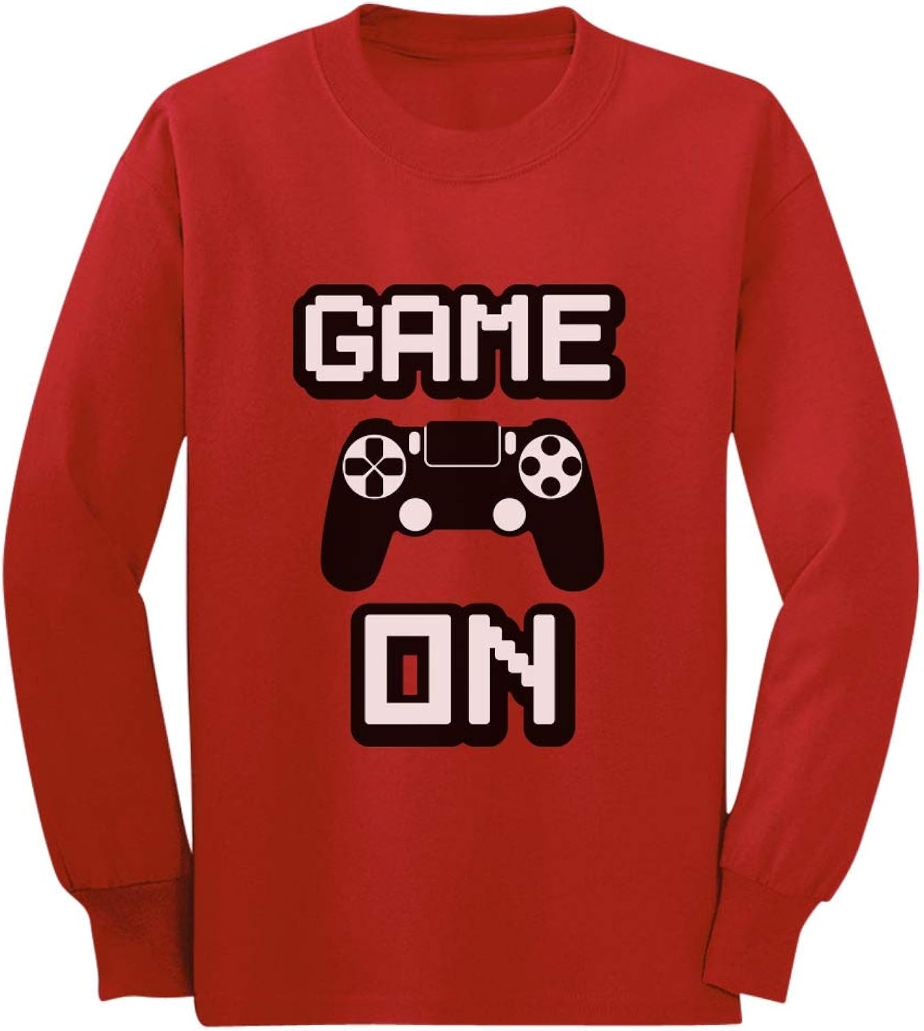 Game On Gamer Long Sleeve T-Shirt Gift for Boys Youth Gaming Shirt Video Games Outfit for Teen Kids Players