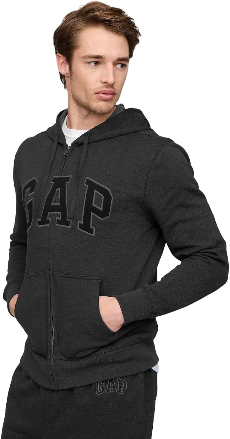 Logo Heritage Hoodie Hooded Full Zip Sweatshirt