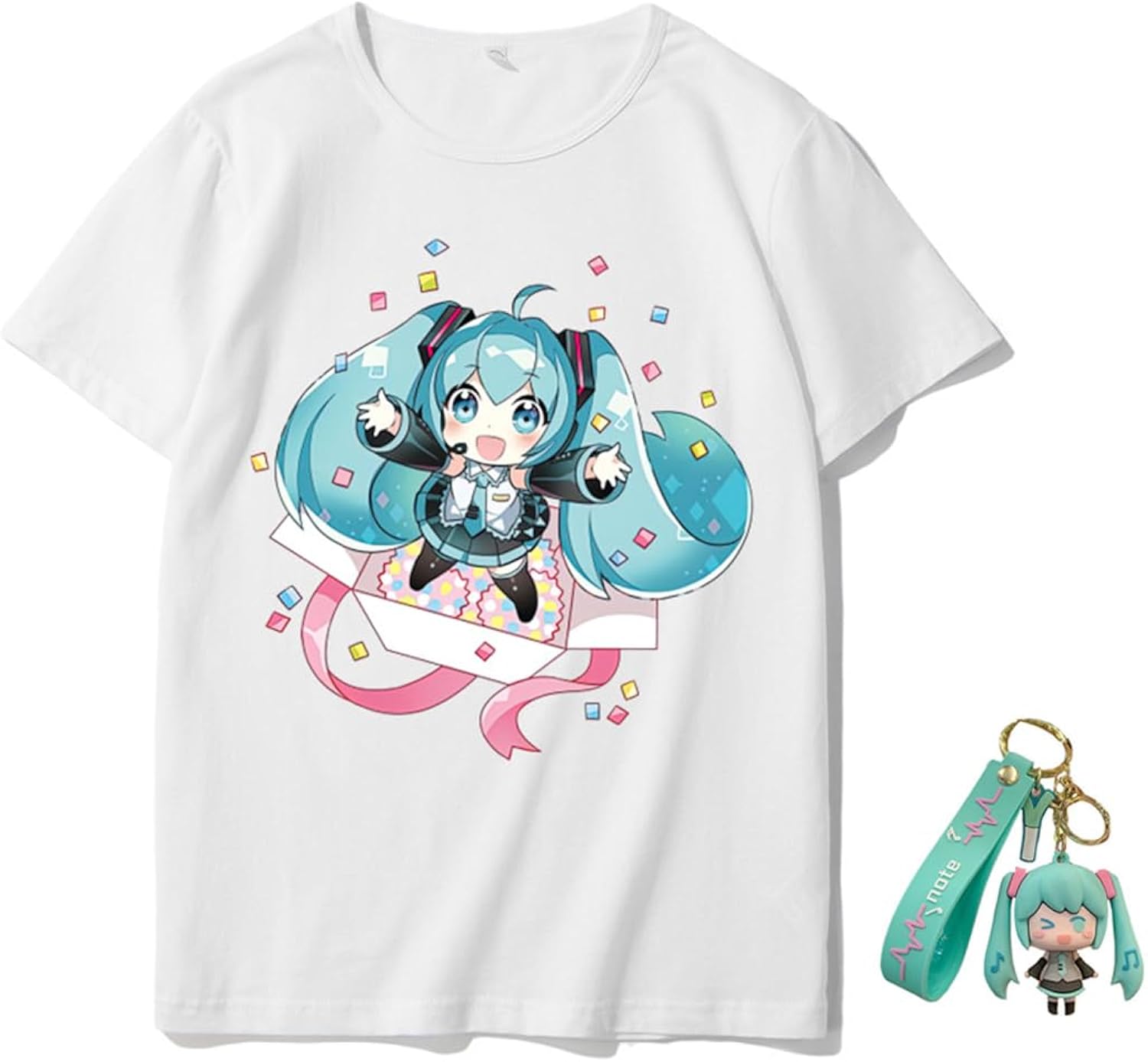 Adult Anime Shirt Summer Fashion Versatile Anime Pattern Printed T-Shirt