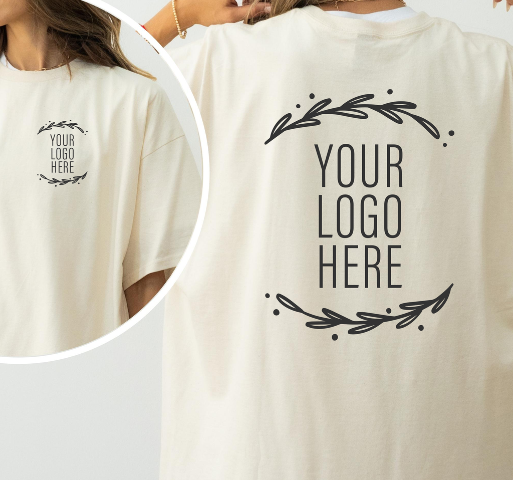 Custom Logo Shirt, Front and Back, Comfort Colors®