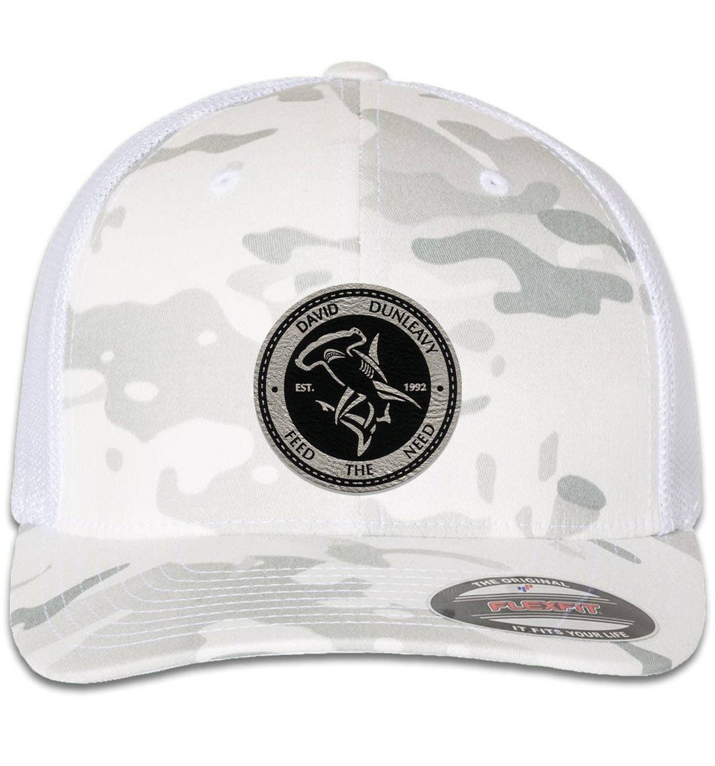 Hammerhead Deco 6 Panel Trucker Flexfit Multicam Alpine White Hat