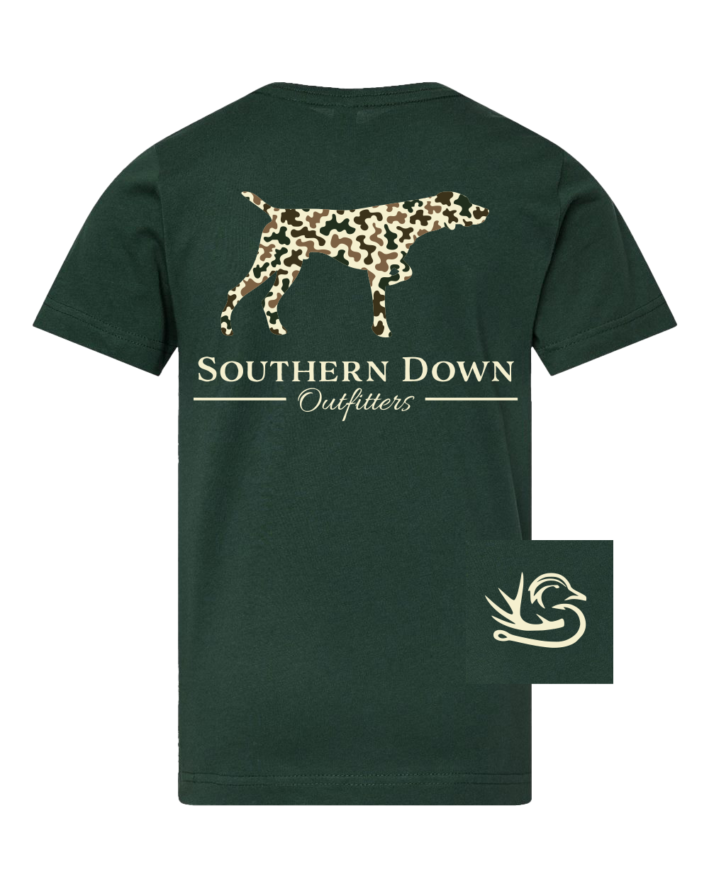 Light Camo Dog Toddler Tee