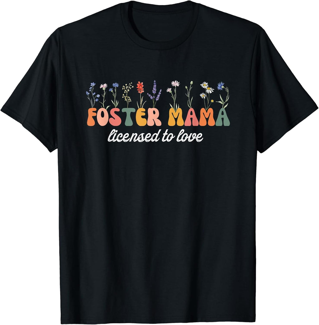 Wildflowers Foster Mama Mom Merch