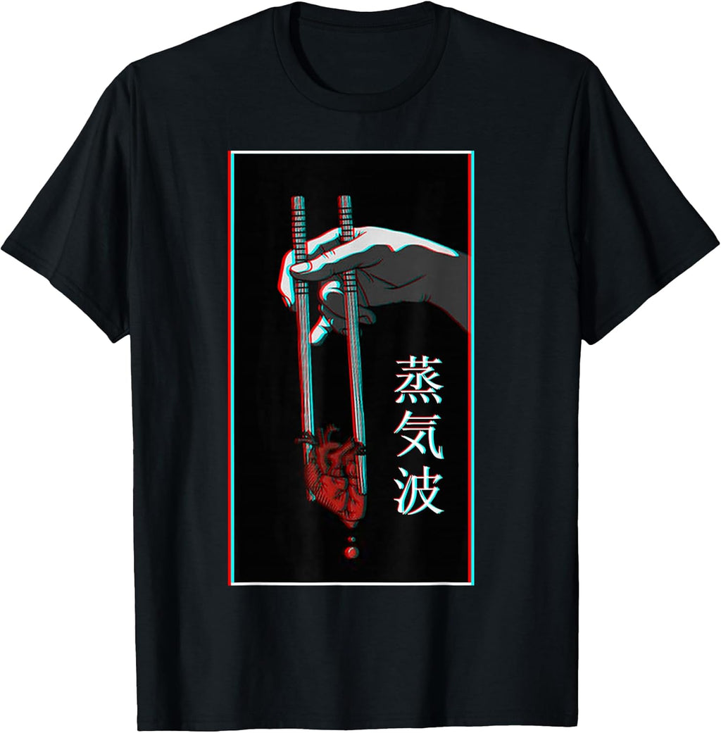 Aesthetic Vaporwave Japanese Futurism Tee Anime Retro Hentai T-Shirt Small