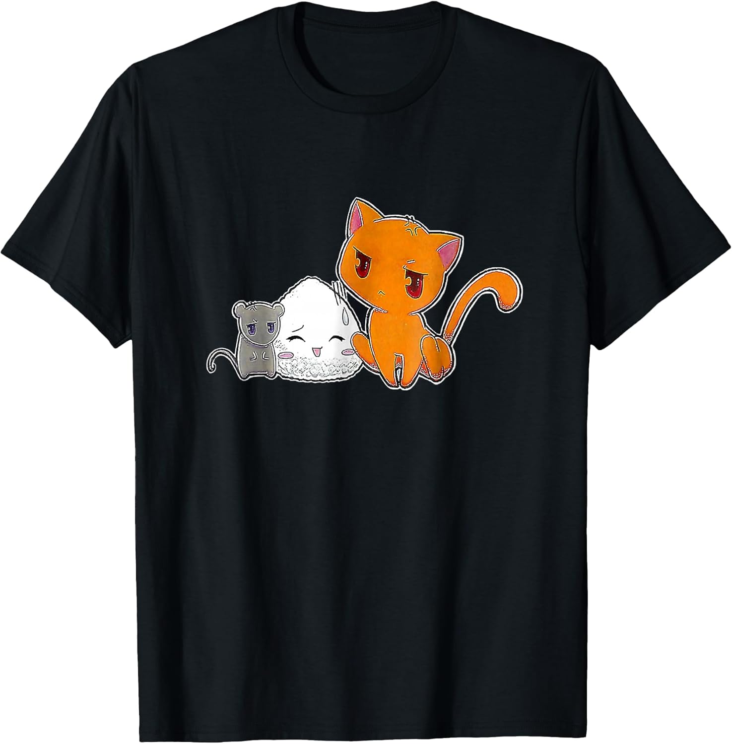 Vintage Basket Fruits Anime T-Shirt
