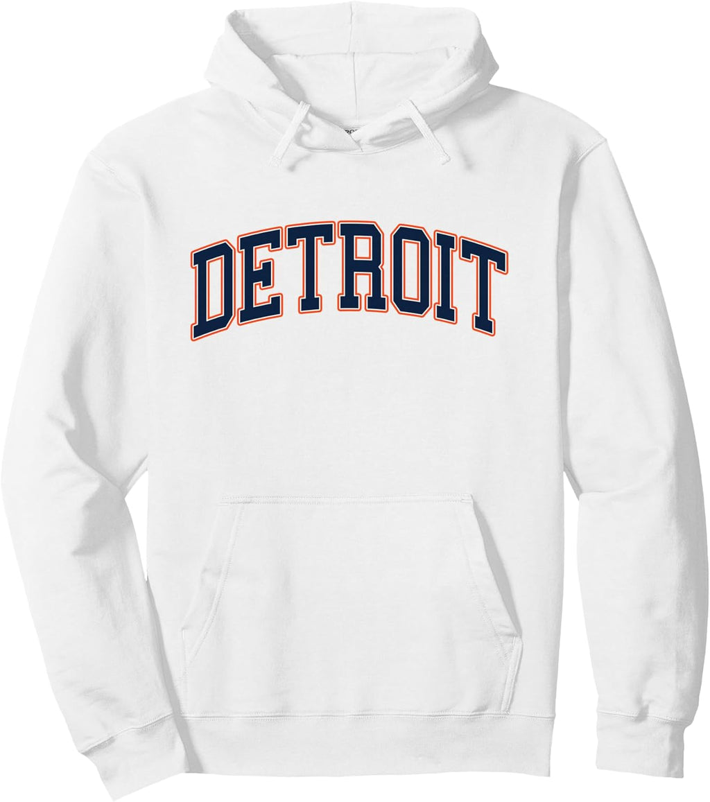 Detroit - Throwback Design - Classic Pullover Hoodie