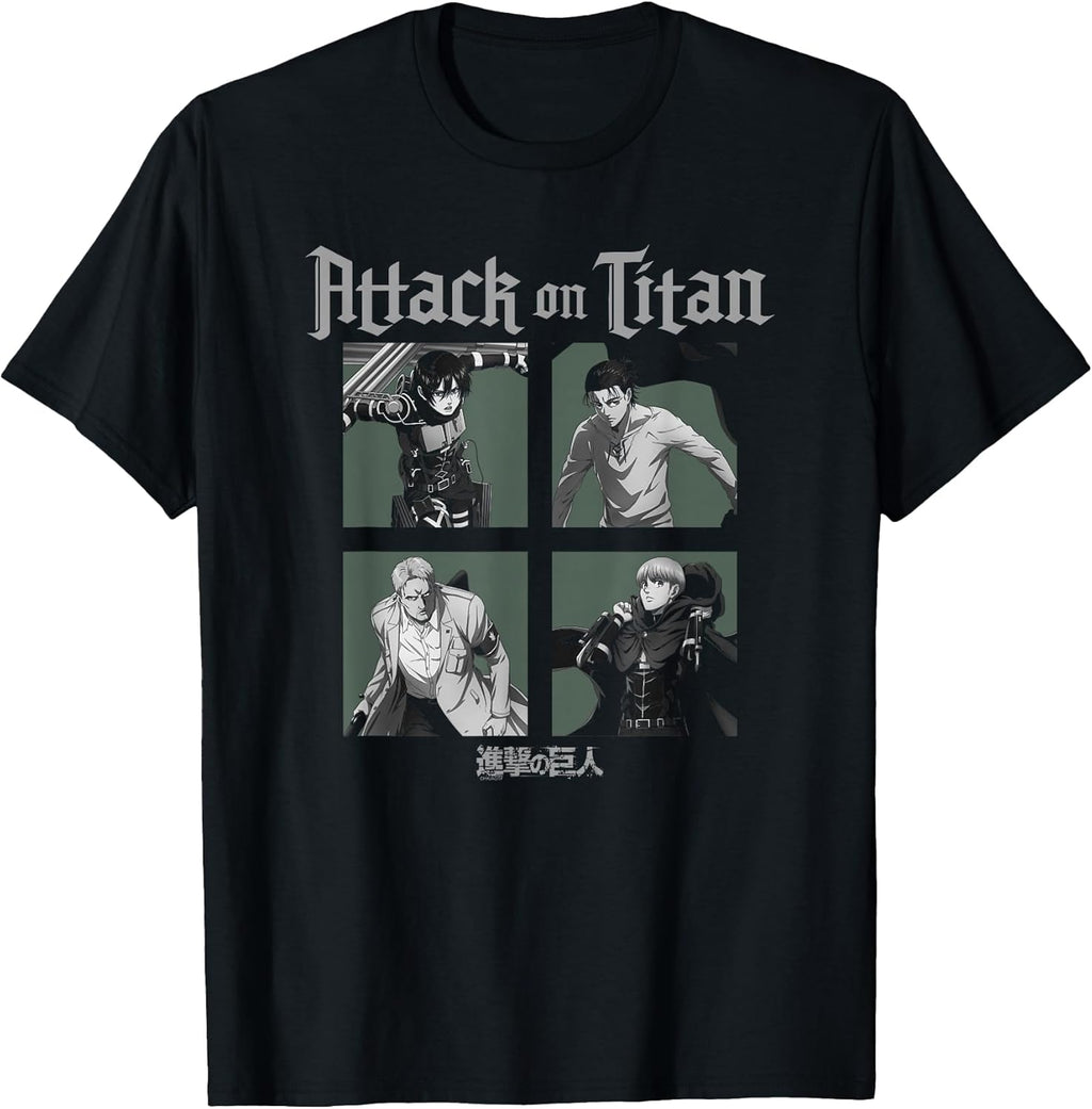 Season 4 Character Portrait Squares Anime T-Shirt