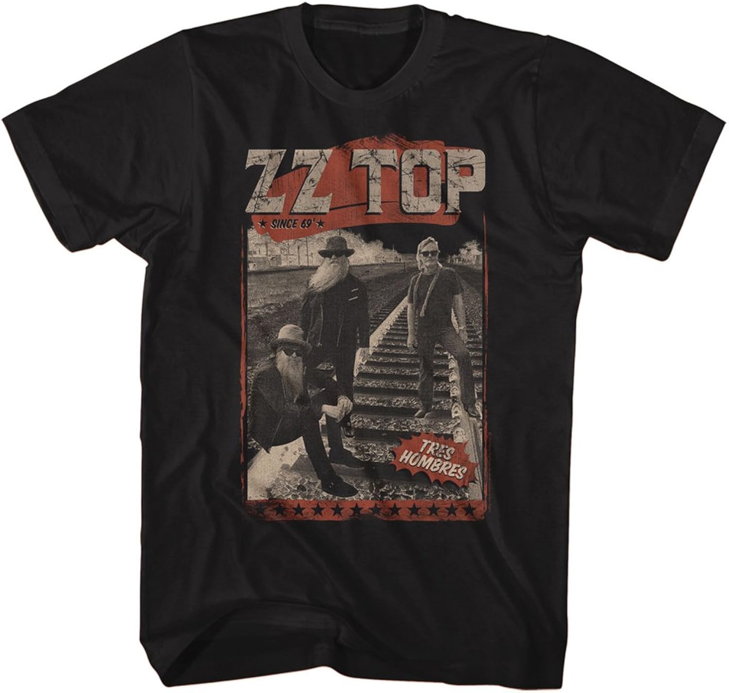 Zz Top Fandango Logo Adult Short Sleeve T-Shirt Shirt