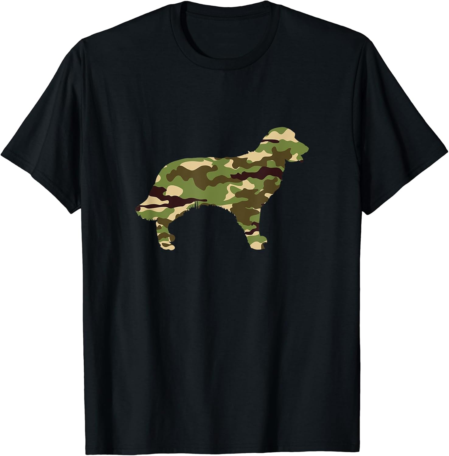 Golden Retriever Camo Camouflage Dog Lover T-Shirt for Men Women Kids