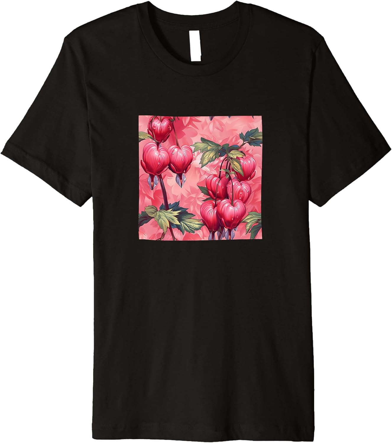 Bleeding Heart Flower Pattern Merch
