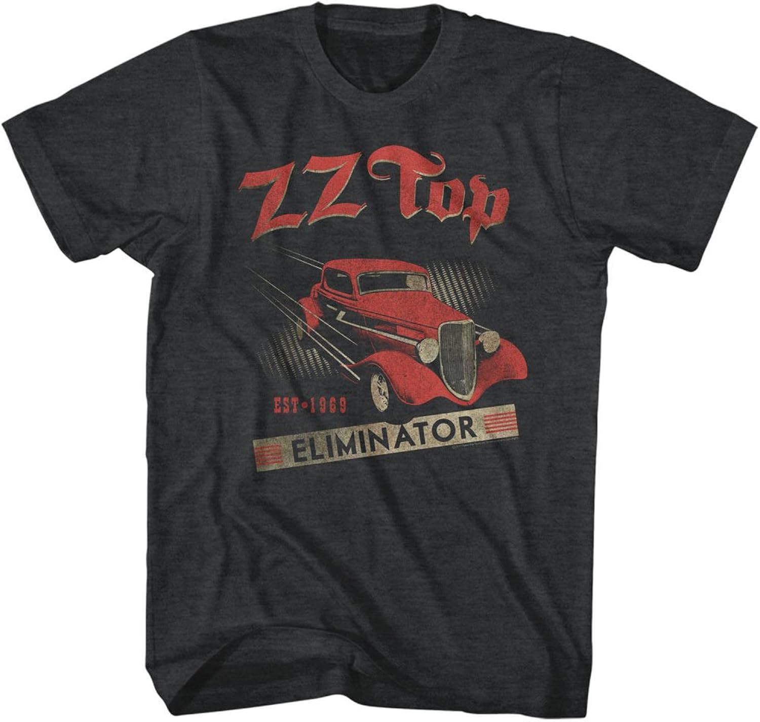 ZZ Top Rock Band Music Group Eliminator Album Est 1969 Adult T-Shirt Tee