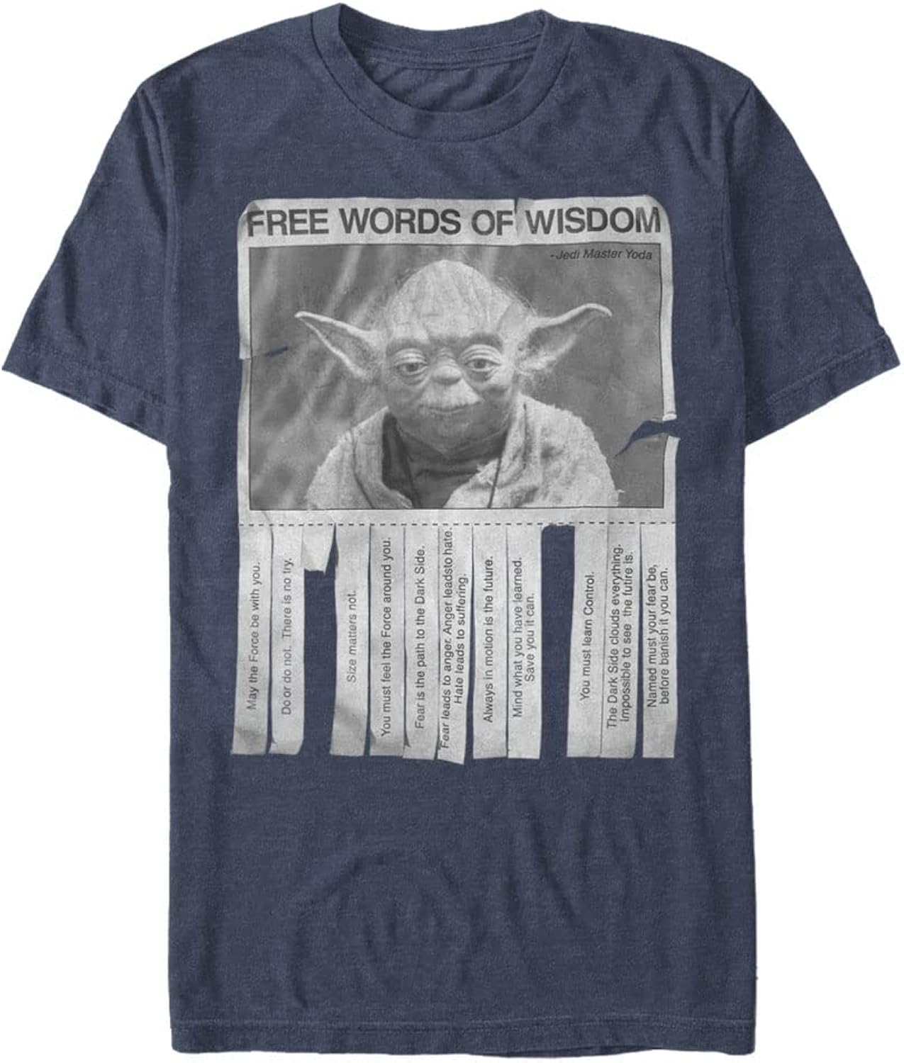 Men’s Regular Vintage Inspired Graphic Tees T-Shirt, Premium Navy Heather, Medium