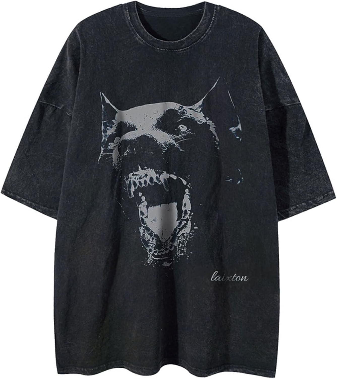 Men's Graphic Tees Shirt Unisex Short Sleeve Cotton Vintage Oversized Shirts Loose Streetwear Casual Tee Top
