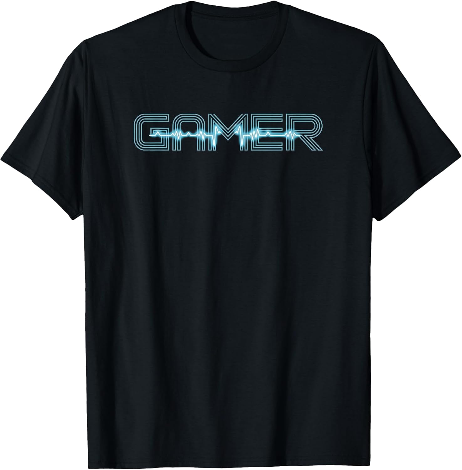 Cool Gamer Heartbeat Video Games | Gamer T-Shirt