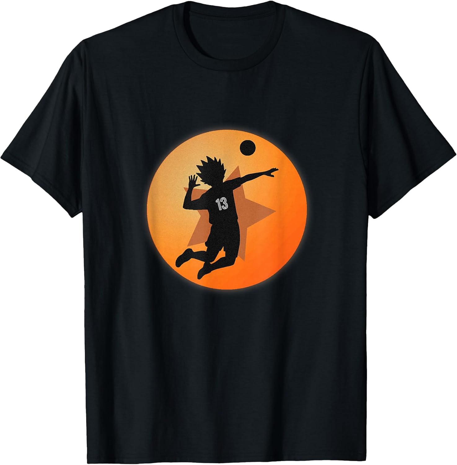 Anime Merch Japanese Number 13 Star Anime Volleyball T-Shirt