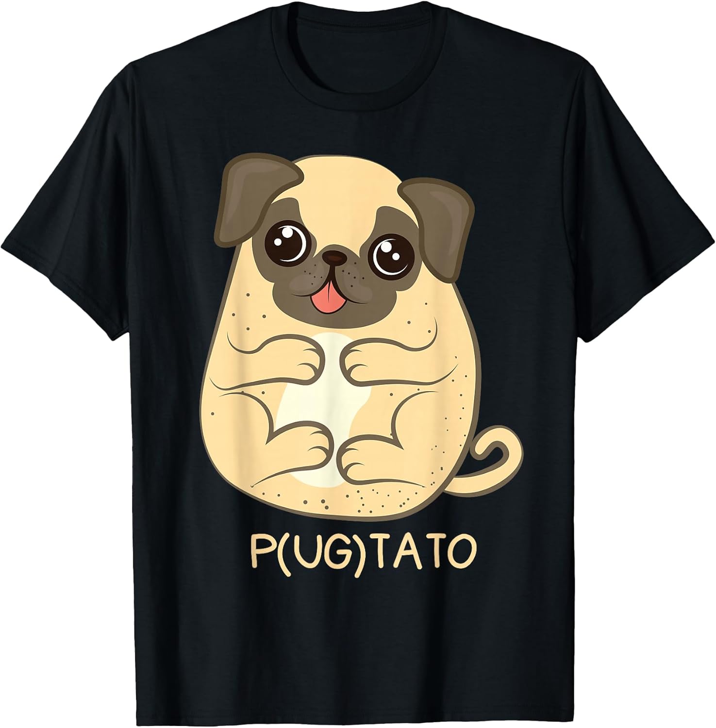 Pugtato Pug Potato Dog Lover T-Shirt Gift