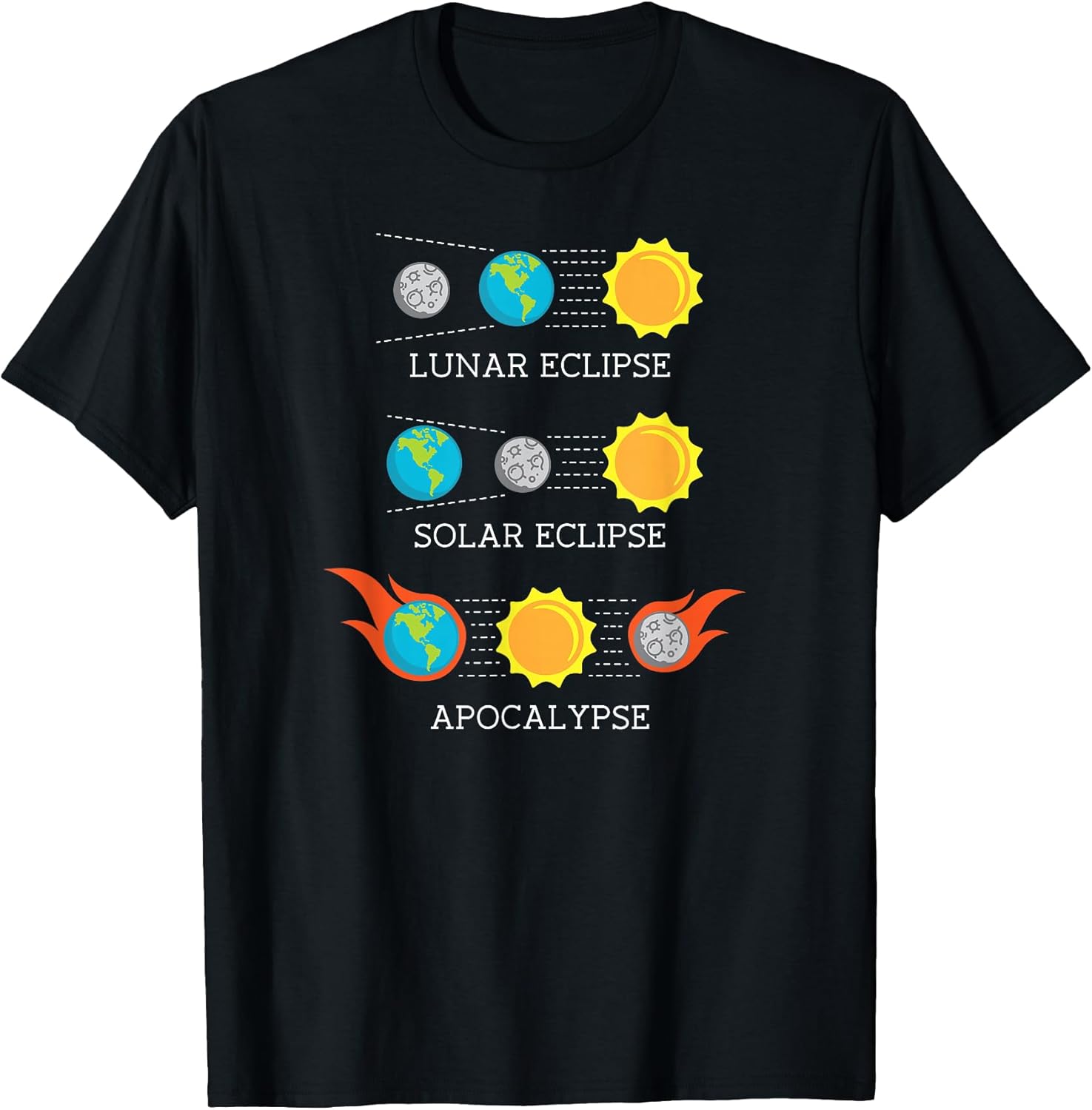 Space Science Eclipse Shirts