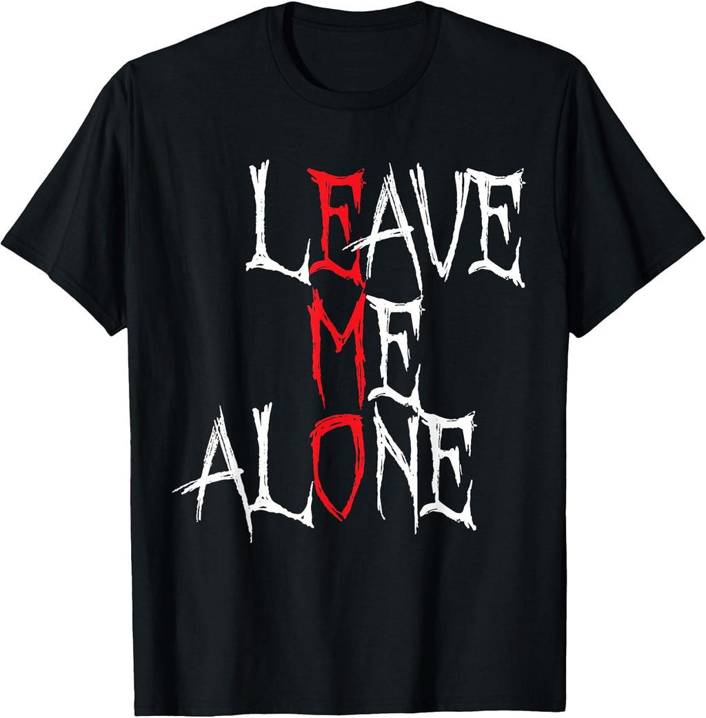Leave me Alone Emo Aesthetic Goth Scene Alternative Music T-Shirt