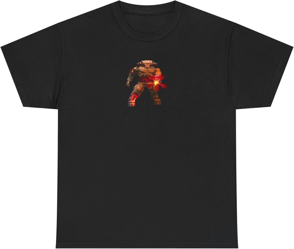 Doom Cyberdemon Retro Gaming T-Shirt – Classic FPS Boss, 90s PC Game Nostalgia, Old School Gamer Tee