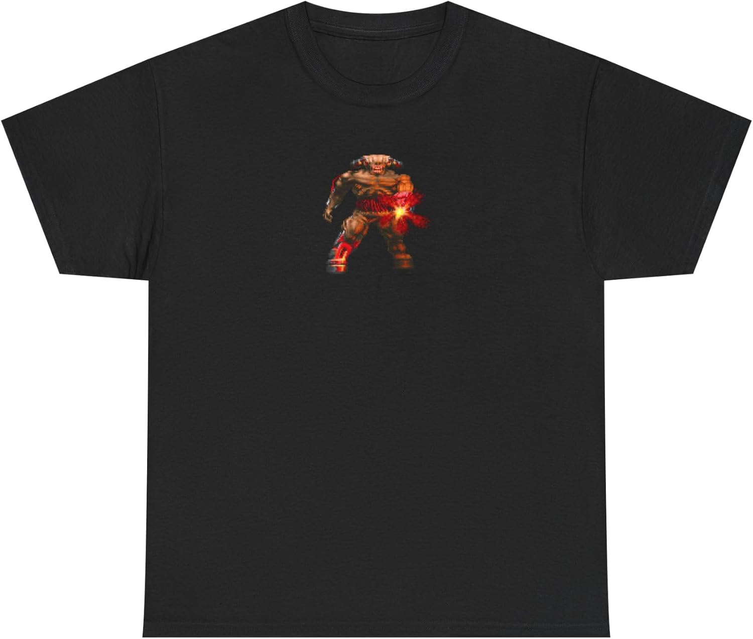 Doom Cyberdemon Retro Gaming T-Shirt – Classic FPS Boss, 90s PC Game Nostalgia, Old School Gamer Tee