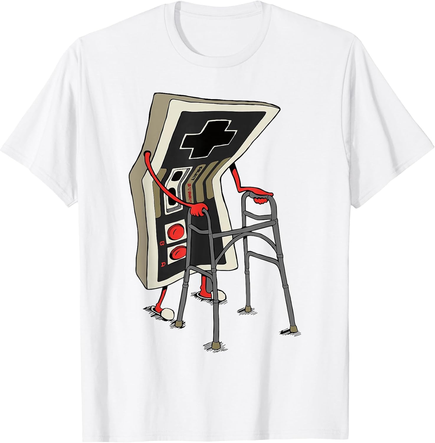 Vintage Old Gamer Gaming 80s 90s Video Game Gamer Men Women T-Shirt