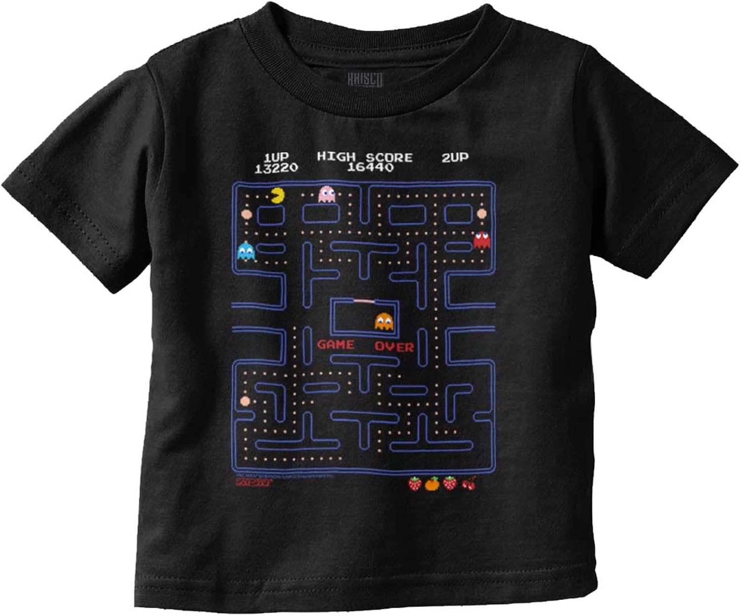 Pacman Game Over Retro Video Gaming Toddler Boy Girl T Shirt