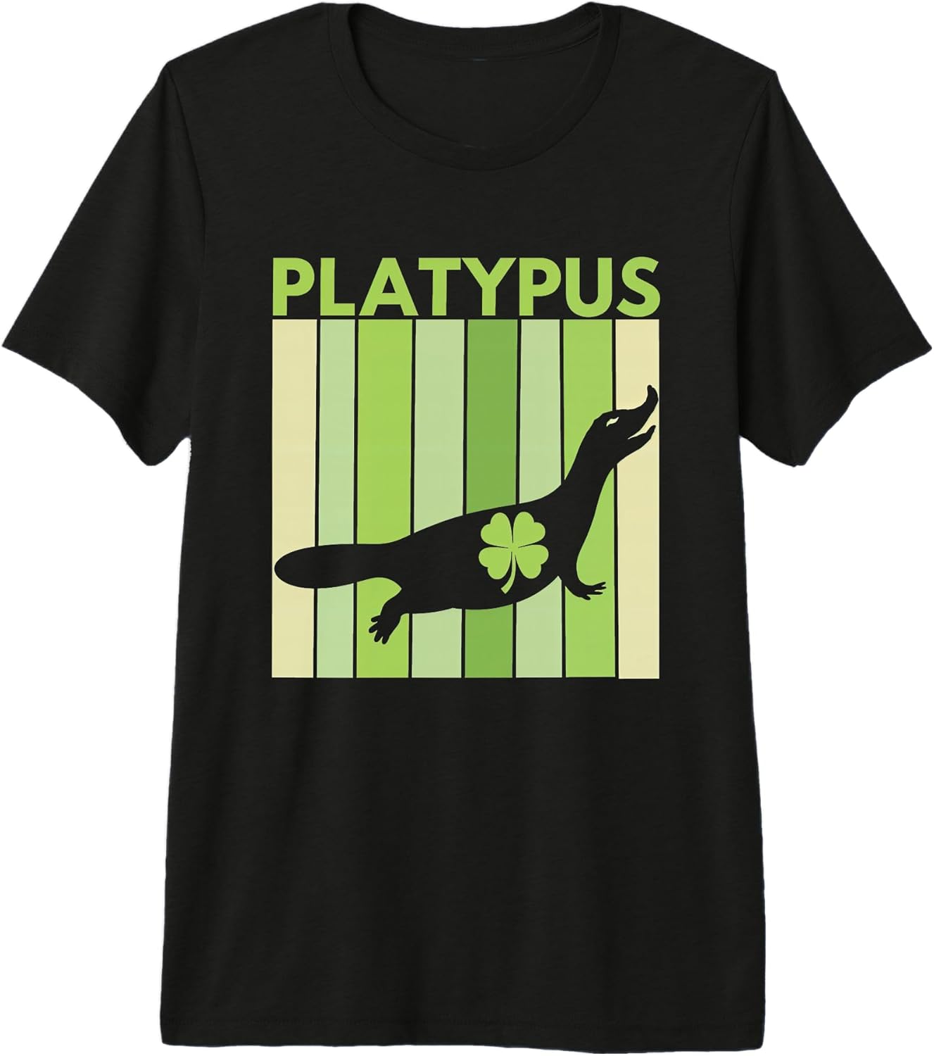 Animal Lover Platypus Nature Clover St Patricks
