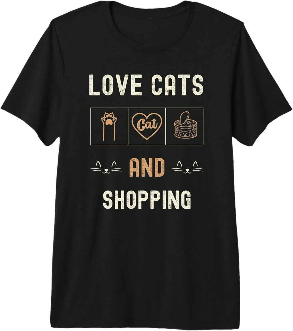 Cat Lover Cats Shopping Kittens Pet Men Women