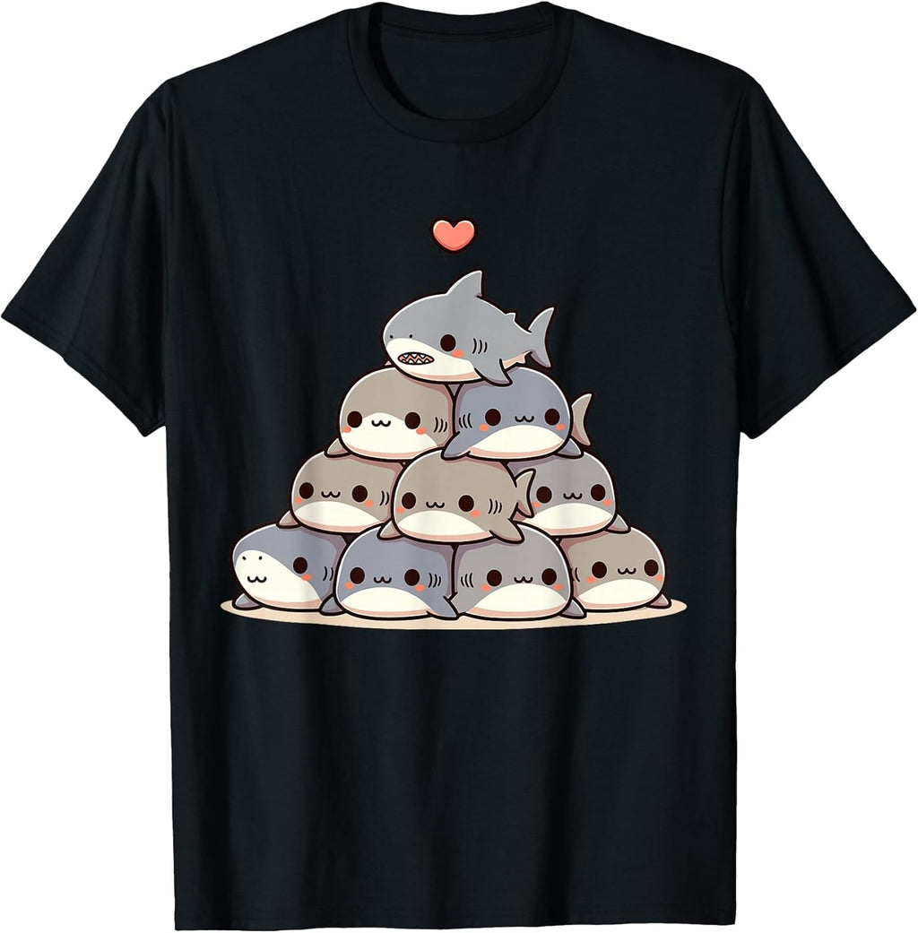 Shark Cute Anime Kawaii T-Shirt
