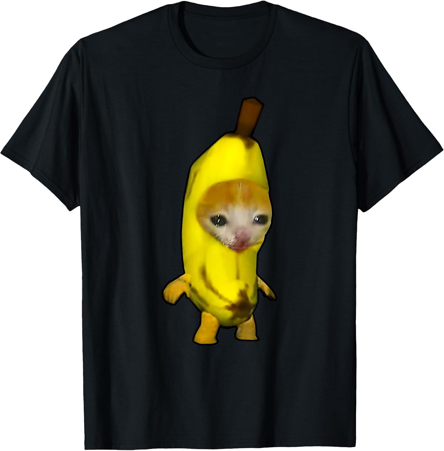 Cute Banana Cat Happy Bananacat Meme Kitty Cat Lovers Meme T-Shirt