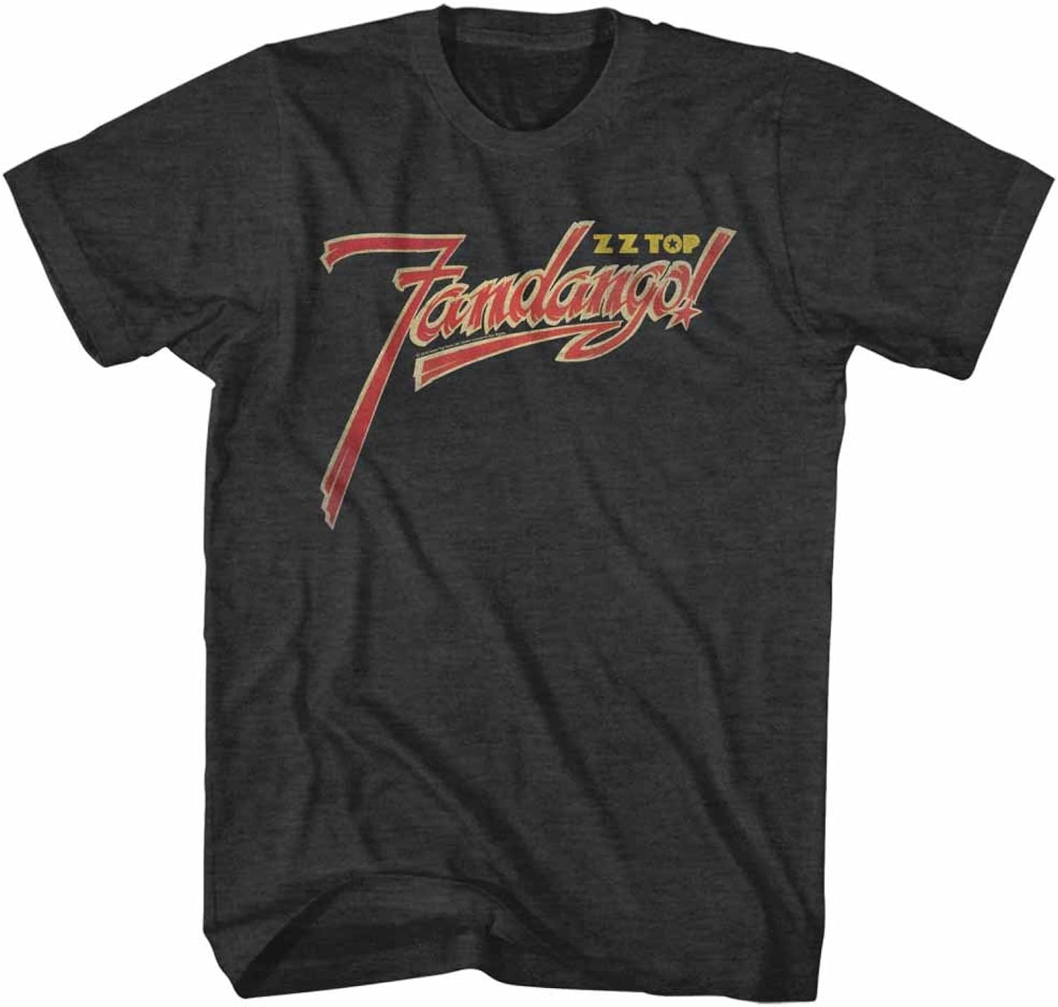 ZZ Top Rock Band Music Group Fandango Album Logo Adult T-Shirt Tee