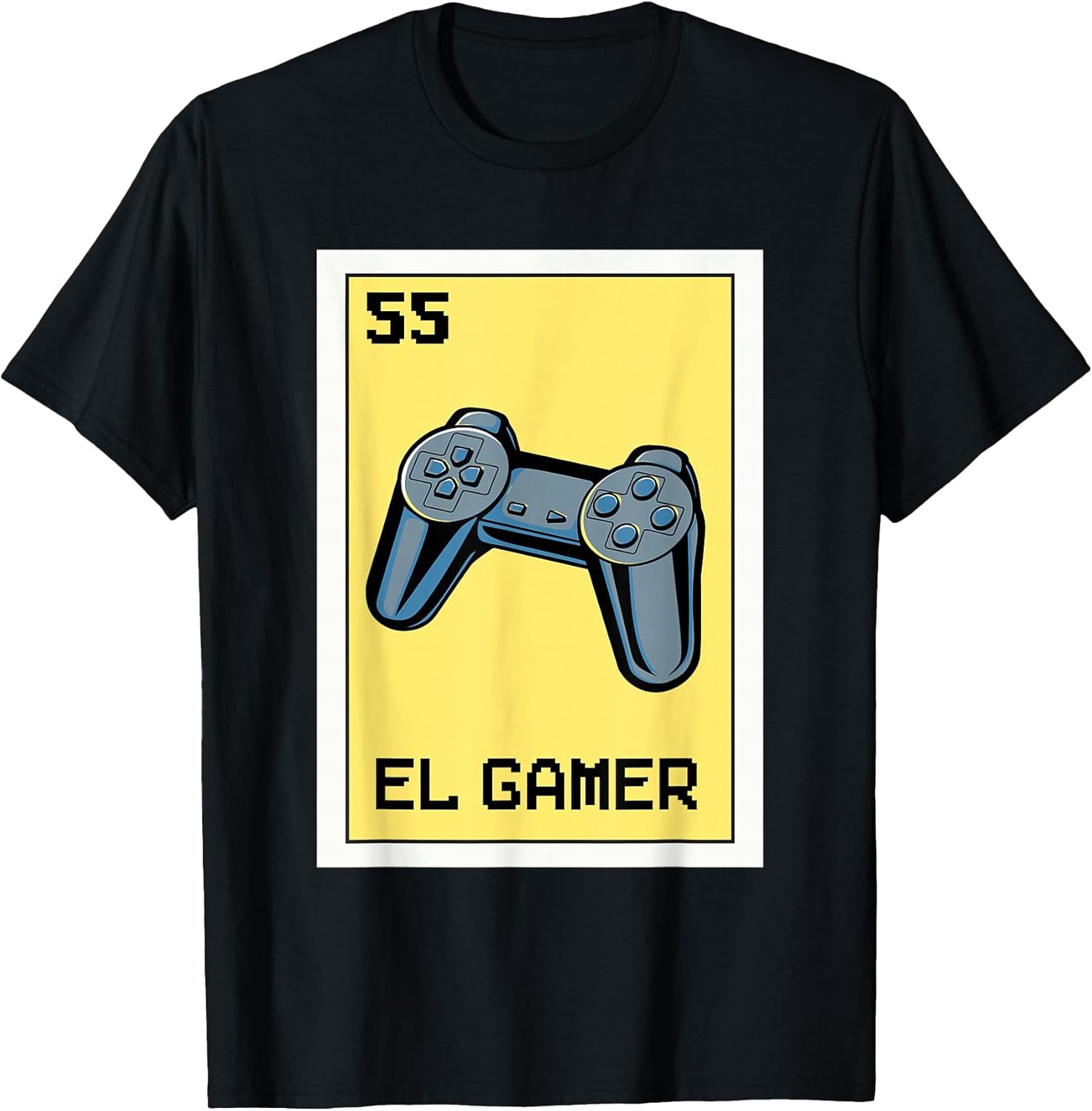 El Gamer Mexican Gaming Console Video Game Lottery Card T-Shirt