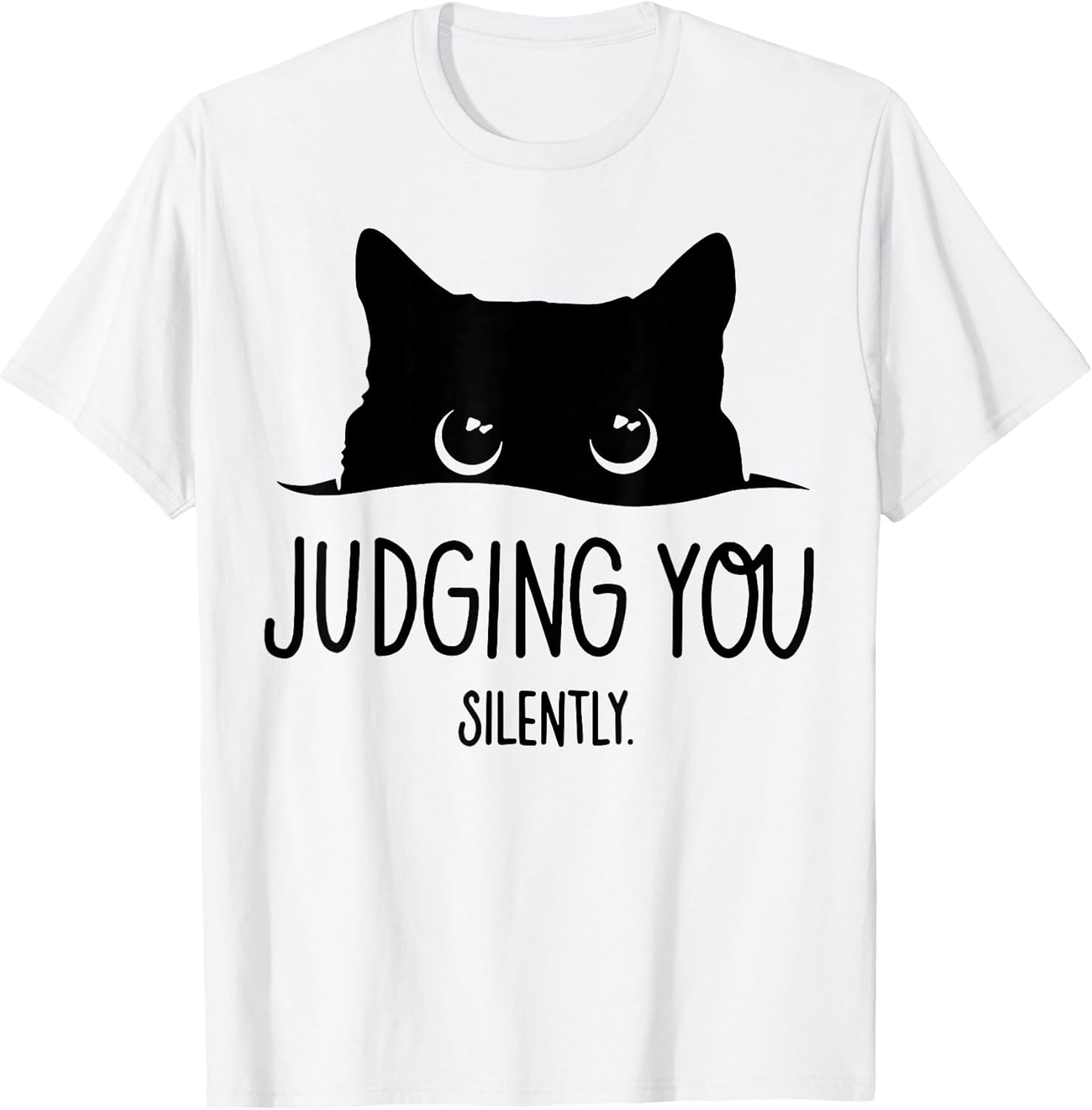 Funny Cat Judging You Silently Tee Shirt