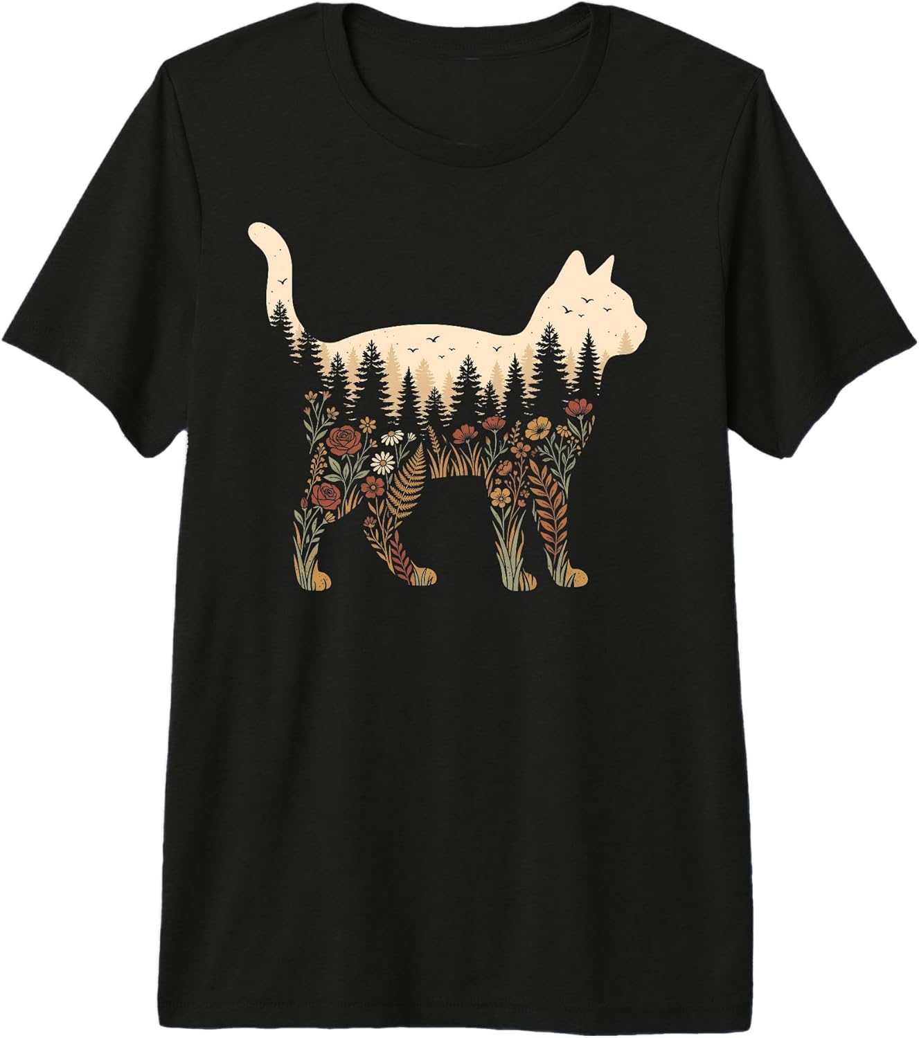 US32 Nature Boho Floral Cat