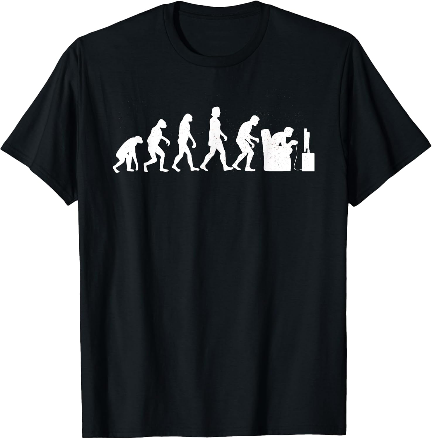 Gaming Evolution Funny Video Gamer PC Console Player Retro T-Shirt