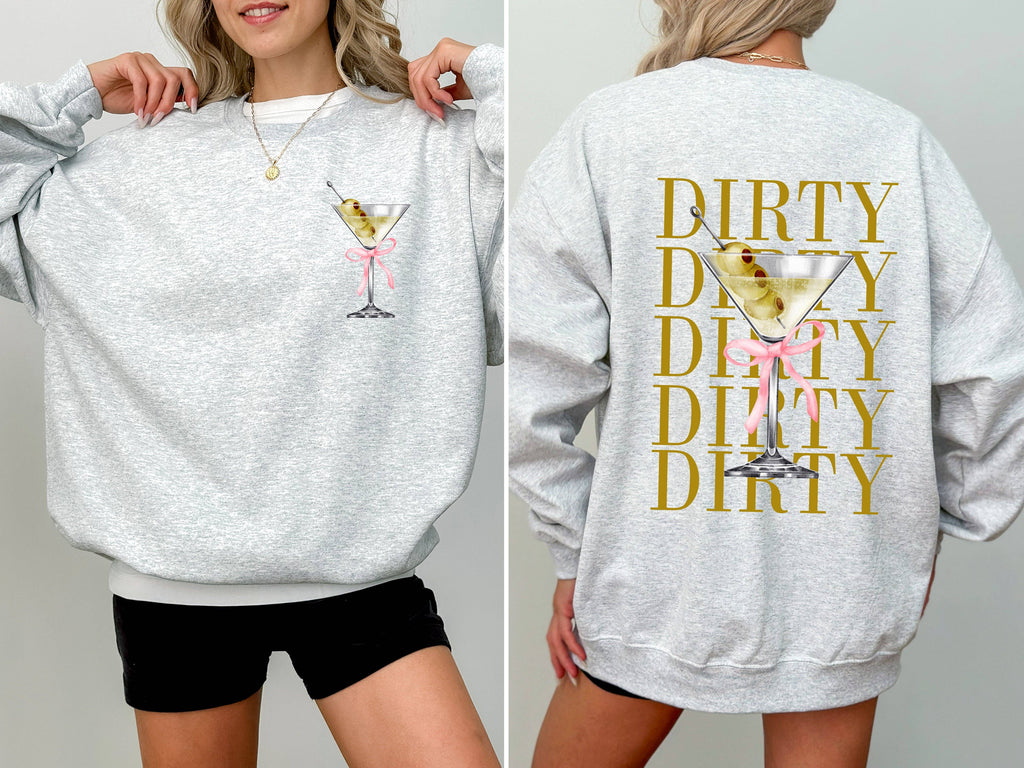 Dirty Martini, Olives, Drink, Alcohol, Gin, Vodka Sweatshirt