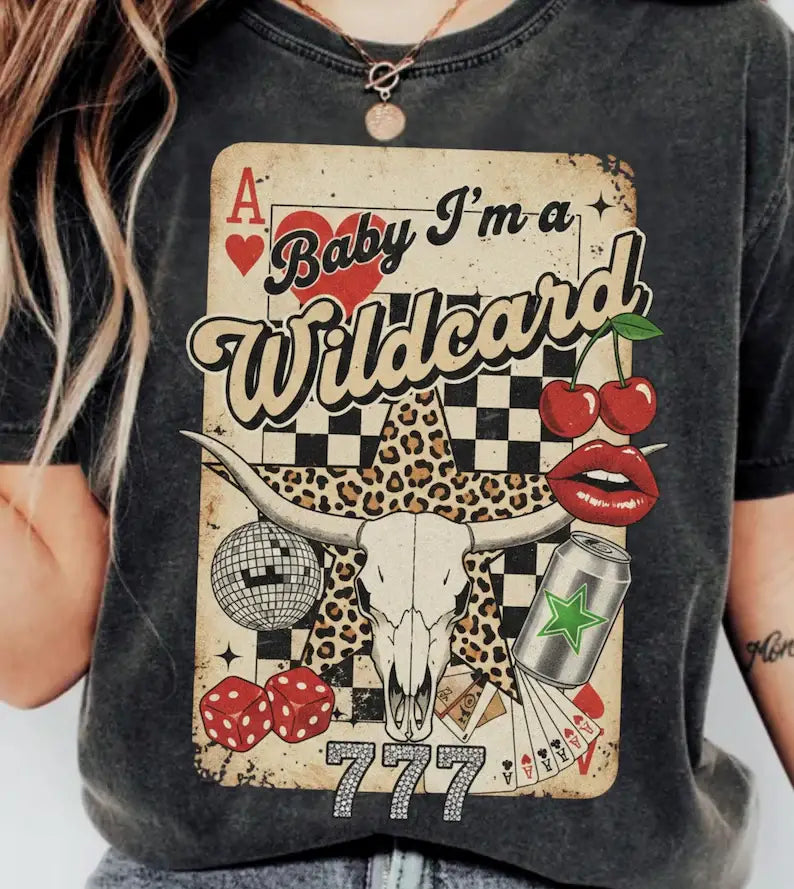 Baby I'm A Wildcard Comfort Colors T-Shirt