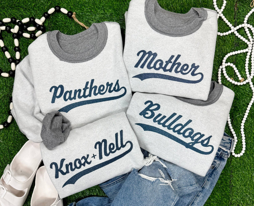Classic Customizable Varsity Inside Out Sweatshirt
