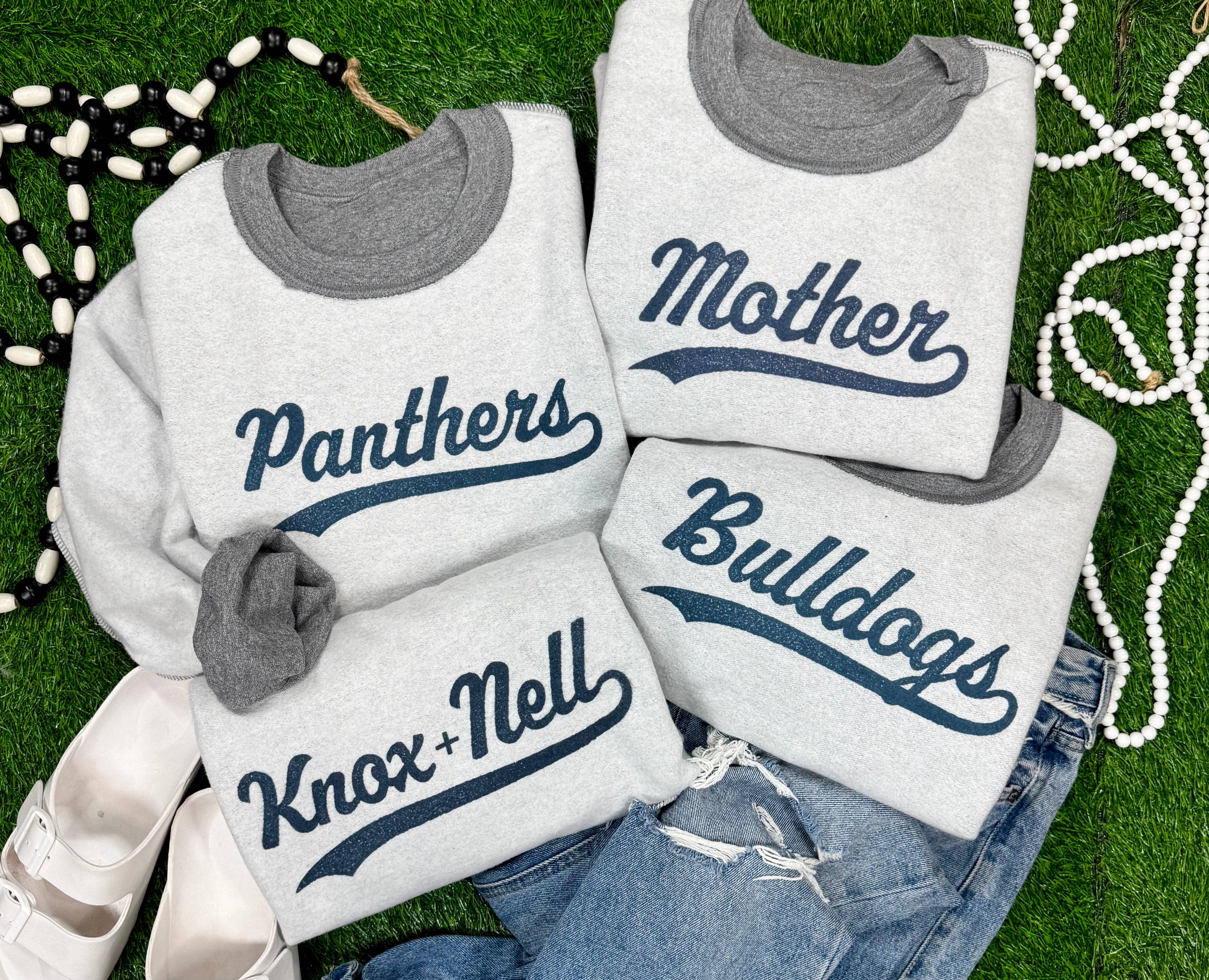 Classic Customizable Varsity Inside Out Sweatshirt