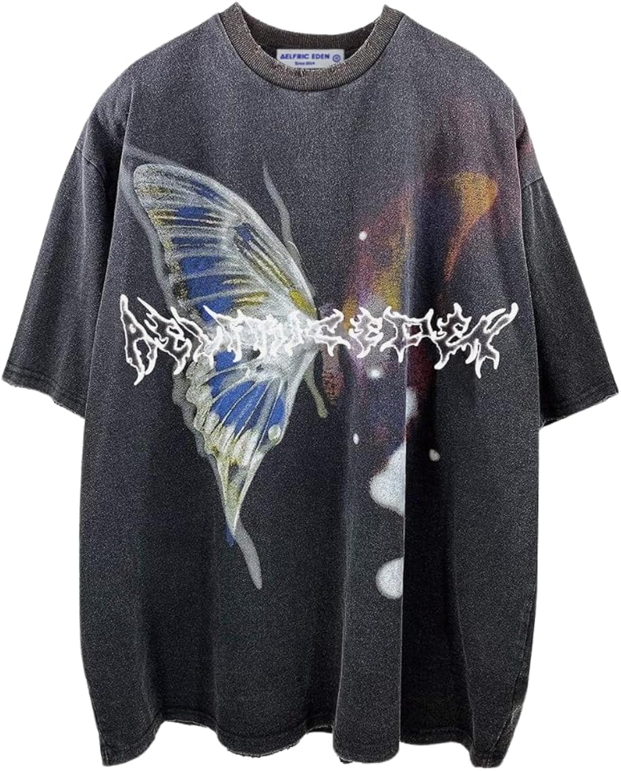 Men's Vintage Butterfly Graphic T-Shirt